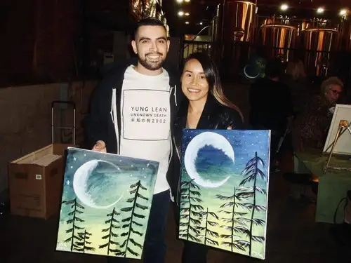 Noche de pintura